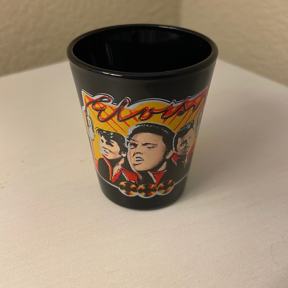 Elvis Presley shot glass